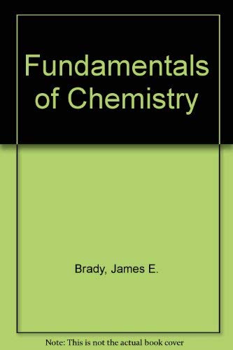 9780471875482: Fundamentals of Chemistry