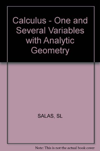 Beispielbild fr Calculus: One and Several Variables, with Analytic Geometry, Fifth Edition zum Verkauf von HPB-Red