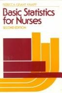 Imagen de archivo de Basic Statistics for Nurses a la venta por ThriftBooks-Dallas