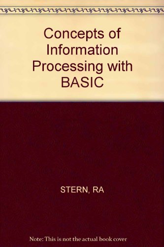 Imagen de archivo de Concepts of Information Processing with BASIC a la venta por Newsboy Books