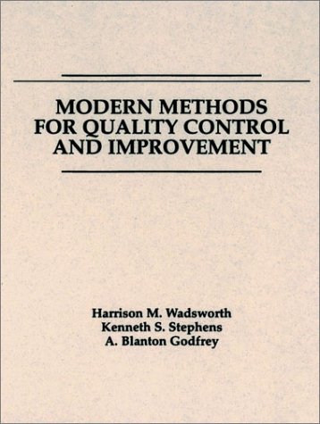Beispielbild fr Modern Methods for Quality Control and Improvement zum Verkauf von Better World Books