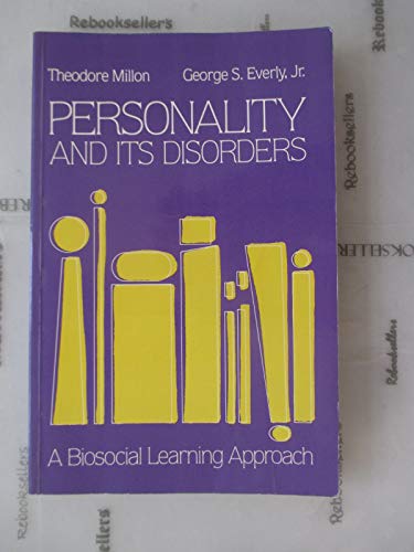 Imagen de archivo de Personality and Its Disorders: A Biosocial Learning Approach a la venta por HPB-Red