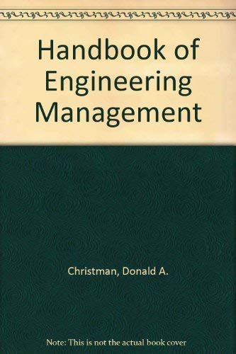 Imagen de archivo de Handbook of Engineering Management a la venta por HPB-Red