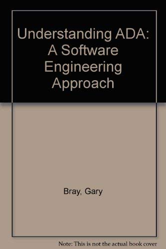 Stock image for Understanding Ada: A Software Engineering Approach for sale by Bramble Ridge Books