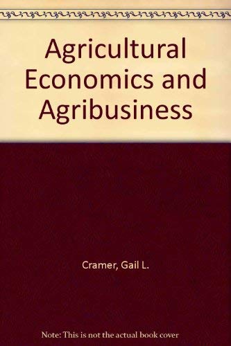 Imagen de archivo de Agricultural Economics and Agribusiness a la venta por medimops