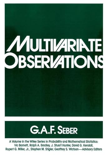 9780471881049: Multivariate Observations (Probability & Mathematical Statistics S.)