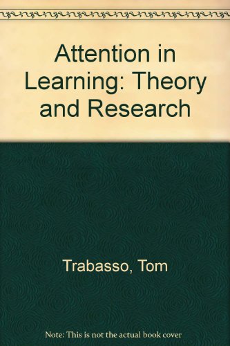 Stock image for Attention in Learning: Theory and Research for sale by Wonder Book