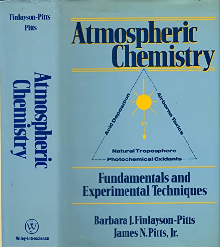 9780471882275: Atmospheric Chemistry: Fundamentals and Experimental Techniques
