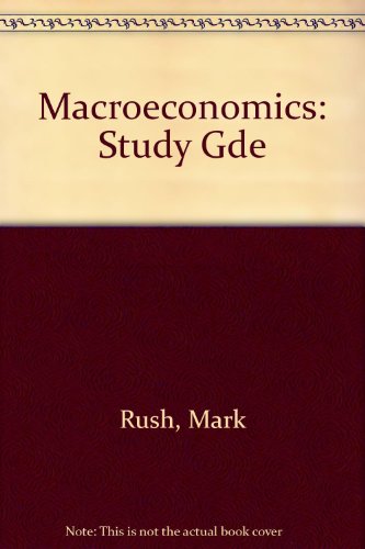 Study Guide (9780471883975) by Barro; Barro, Robert J.