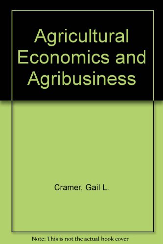 Imagen de archivo de Agricultural Economics and Agribusiness a la venta por Mispah books