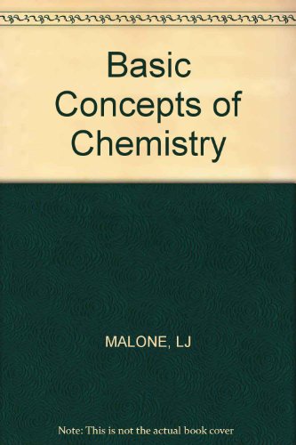 Stock image for Basic Concepts of Chemistry for sale by HPB-Red