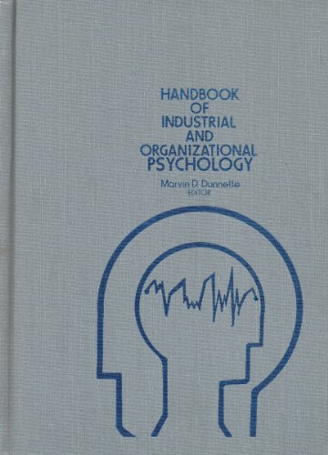 9780471886426: Handbook of Industrial and Organizational Psychology