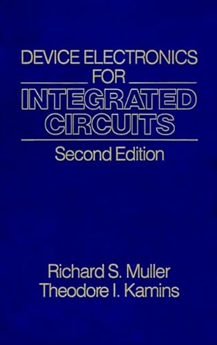 Imagen de archivo de Device Electronics for Integrated Circuits a la venta por Your Online Bookstore