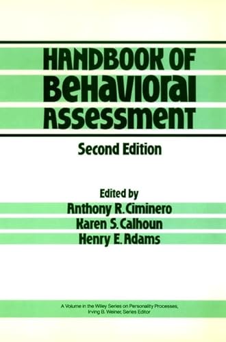 Beispielbild fr Handbook of Behavioral Assessment zum Verkauf von Better World Books