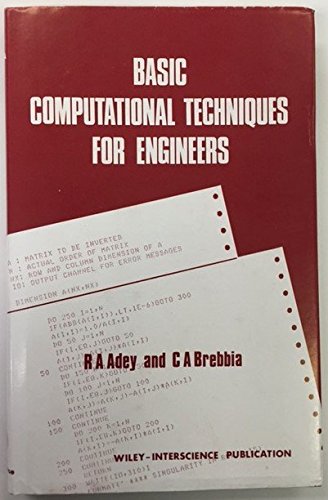 Stock image for Basic Computational Techniques for Engineers for sale by Wonder Book