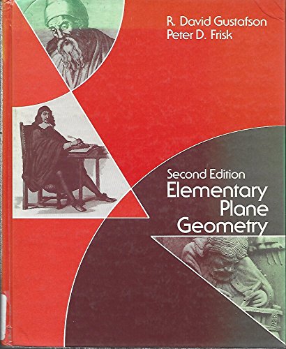 Elementary Plane Geometry (9780471890478) by Gustafson, R. David; Frisk, Peter D.