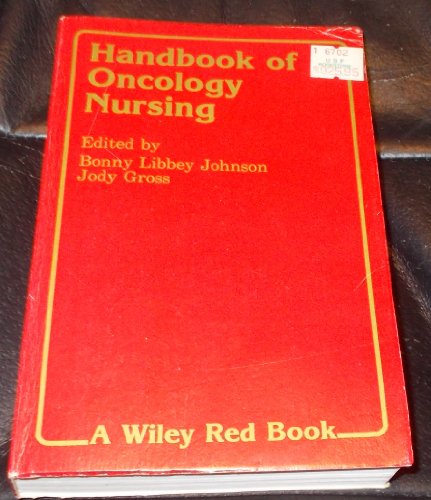 Imagen de archivo de Handbook Of Oncology Nursing a la venta por Library House Internet Sales