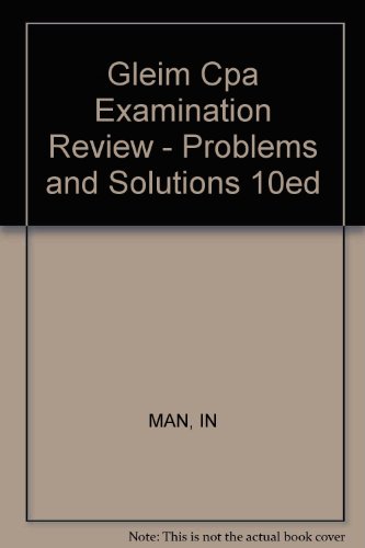 9780471893462: Gleim Cpa Examination Review - Problems and Solutions 10ed