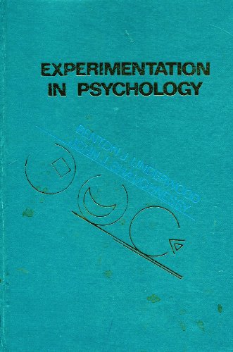 9780471896364: Experimentation in Psychology