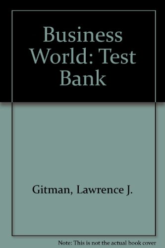 Stock image for Business World: Test Bank for sale by Cheryl's Books