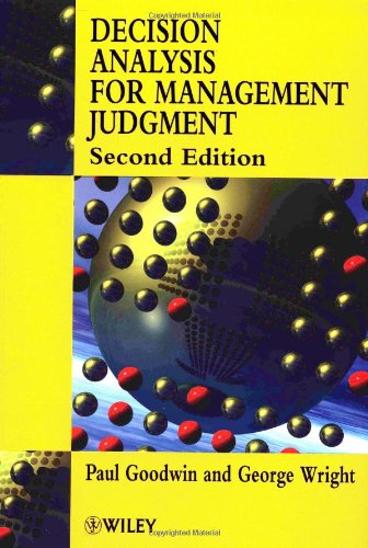 Beispielbild fr Decision Analysis for Management Judgement zum Verkauf von WorldofBooks