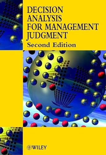 Imagen de archivo de Decision Analysis for Management Judgment, 2nd Edition a la venta por HPB-Red