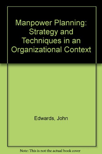 Manpower Planning (9780471900146) by Edwards, John