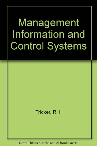 Stock image for Management Information and Control Systems for sale by AwesomeBooks