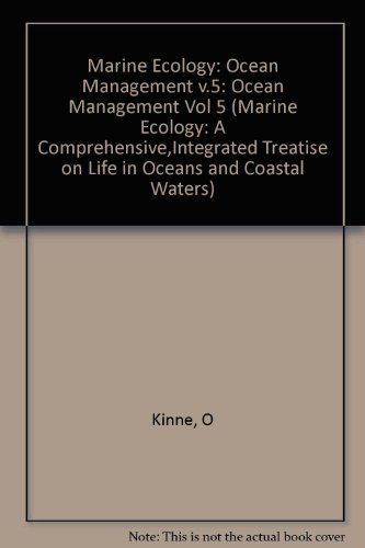 9780471901594: Ocean Management (v.5) (Marine Ecology)