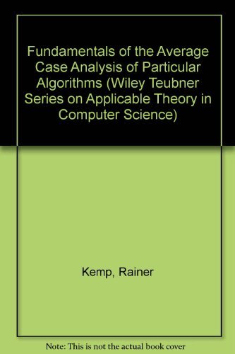 9780471903222: Fundamentals of the Average Case Analysis of Particular Algorithms