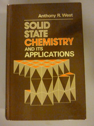 Imagen de archivo de Solid State Chemistry and Its Applications a la venta por Better World Books