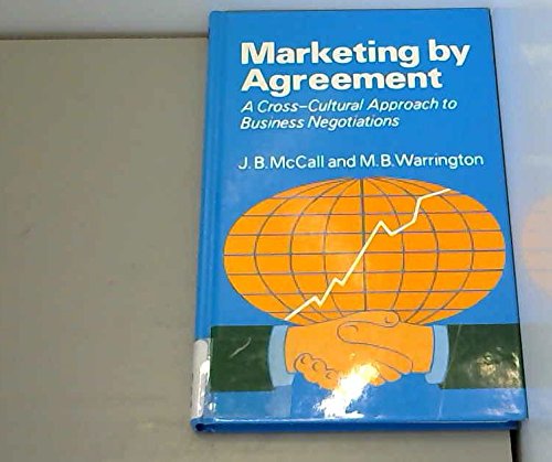 9780471904618: Marketing by Agreement: A Cross-cultural Approach to Business Negotiations