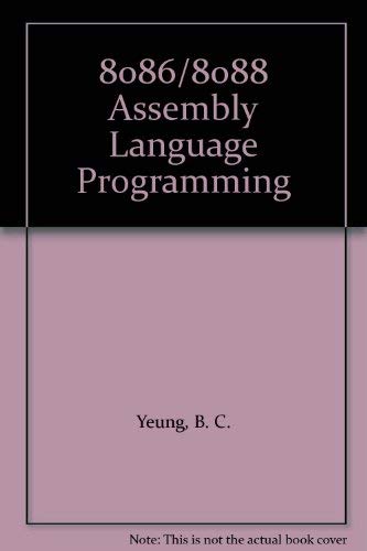 8086/8088 assembly language programming