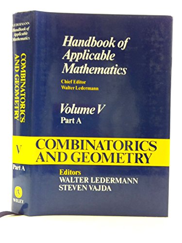 9780471905677: Combinatorics and Geometry