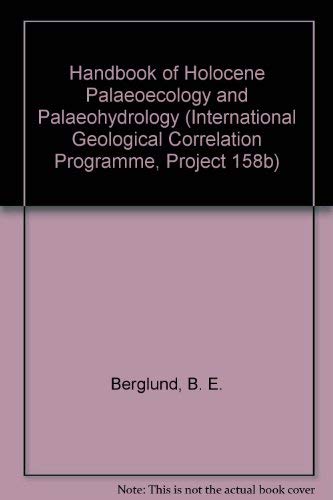Handbook of Holocene Palaeoecology and Palaeohydrology.