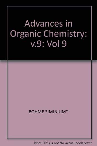 9780471906933: Advances in Organic Chemistry