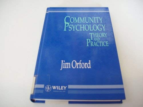 Imagen de archivo de Community Psychology: Theory and Practice a la venta por ThriftBooks-Dallas