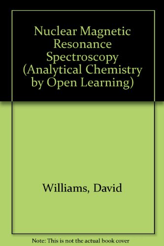 9780471911777: Quantitative and Qualitative NMR Spectroscopy (Analytical Chemistry by Open Learning)