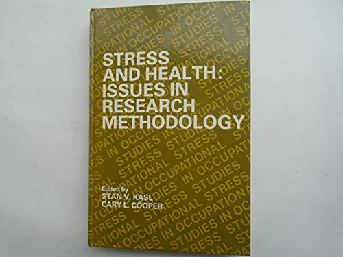 Imagen de archivo de Stress and Health: Issues in Research Methodology a la venta por Anybook.com