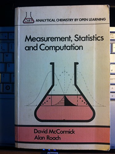 Imagen de archivo de Measurement, Statistics, and Computation a la venta por Ammareal