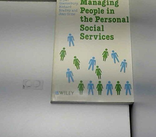 Imagen de archivo de Managing People in the Personal Social Services a la venta por PsychoBabel & Skoob Books
