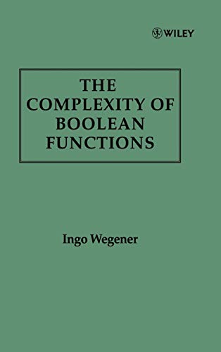 Beispielbild fr The Complexity of Boolean Functions zum Verkauf von Better World Books