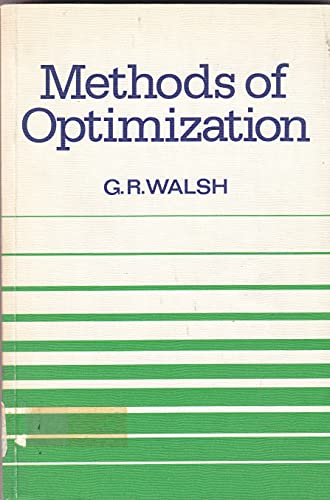 Imagen de archivo de Methods of Optimization a la venta por Better World Books