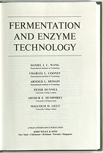 9780471919452: Fermentation and Enzyme Technology (Techniques in Pure and Applied Microbiology)