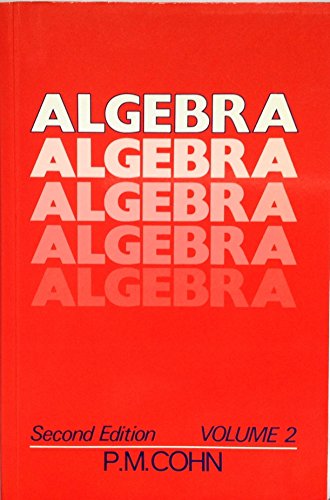 9780471922353: Algebra (Vol 2)