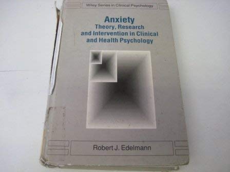 Imagen de archivo de Anxiety-Theory,Research and Intervention in Clinical a la venta por Neatstuff