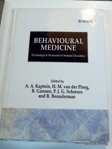 Beispielbild fr Behavioural Medicine: Psychological Treatment of Somatic Disorders zum Verkauf von WorldofBooks