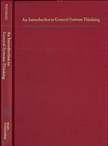 Stock image for An Introduction to General Systems Thinking (Wiley Series on Systems Engineering and Analysis) for sale by WorldofBooks