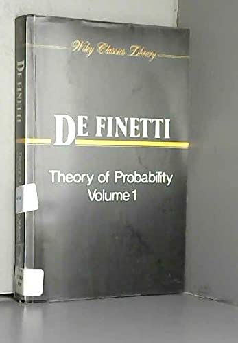 Stock image for Theory of Probability: A Critical Introductory Treatment (Wiley Classics Library) for sale by Buchpark