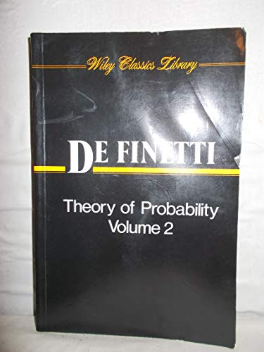9780471926122: Theory of Probability: v. 2 (Classics Library)
